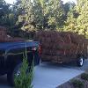 We do extensive pine straw and mulch work.